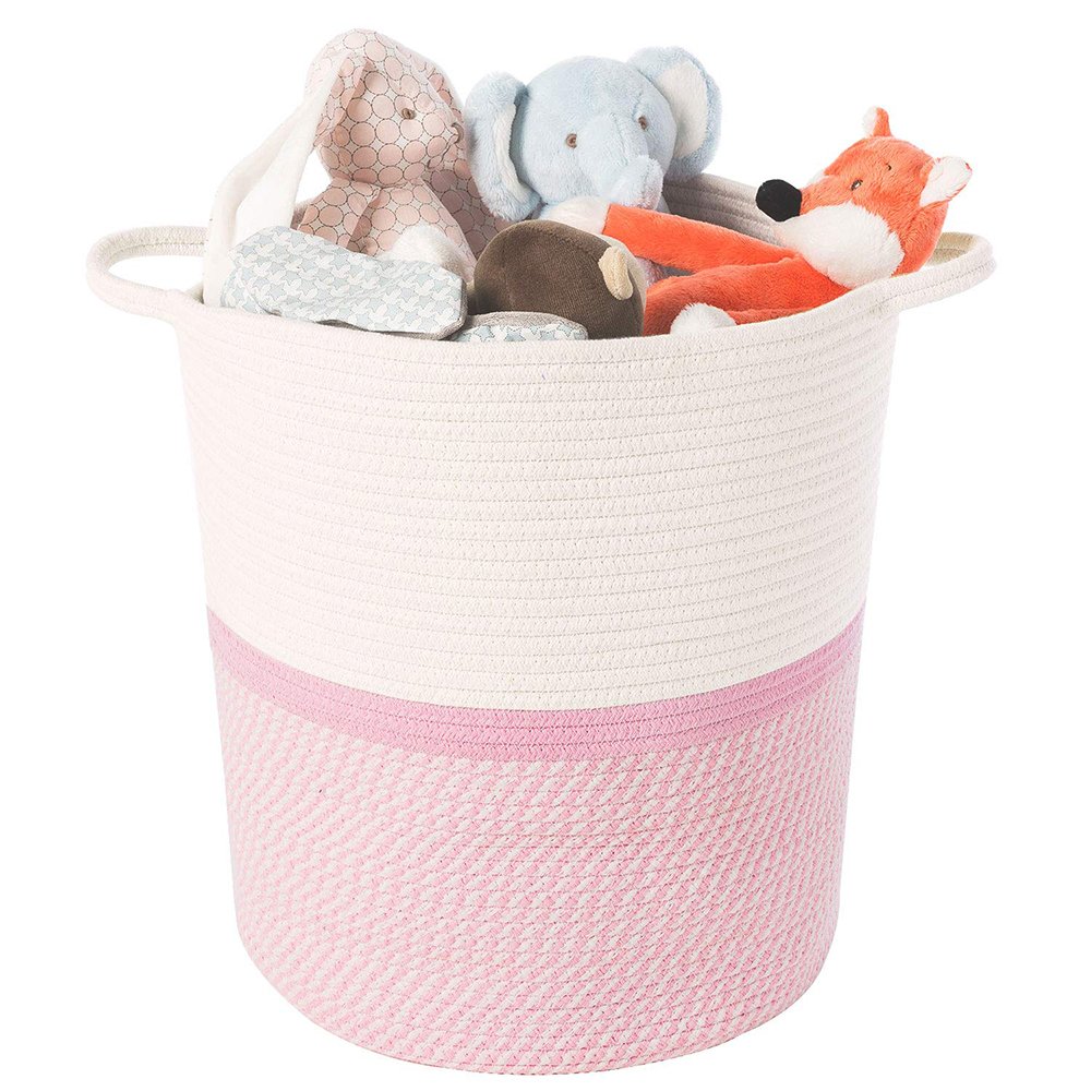 Toy Storage Basket for Nursery, Large Storage Bin, Toy Organiser